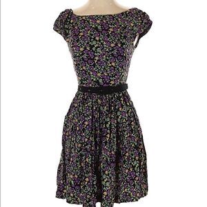 Mango flower mini dress 